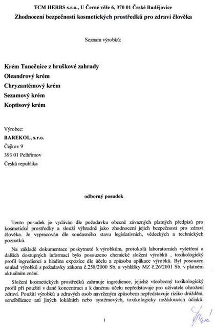 Schvlen Nrodn referenn laborato pro kosmetiku o zdravotn nezvadnosti krm a ampnu